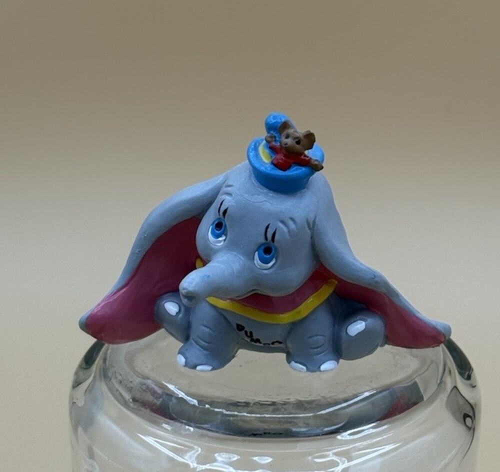 Vintage 1987 Disney Bully West Germany Dumbo & Timothy HandPainted Action Figure